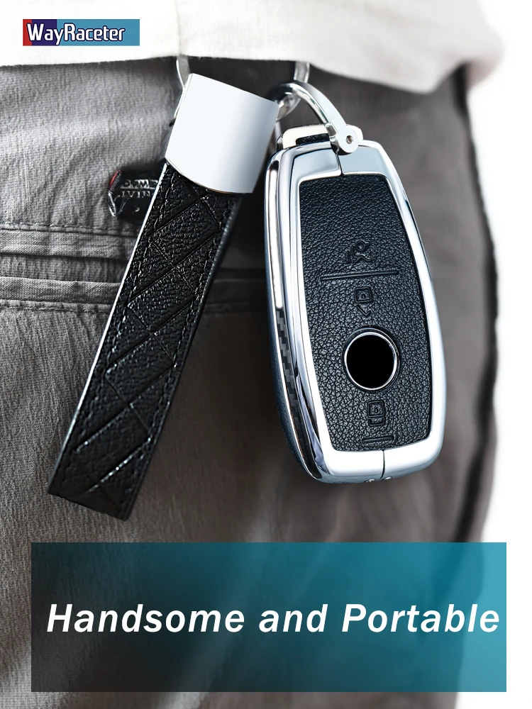 

Car Key Cover Case Wood Carbon Fiber Style Shell For Mercedes Benz W177 W205 E213 W222 G63 X167 A C E S G GLS Class Accessories