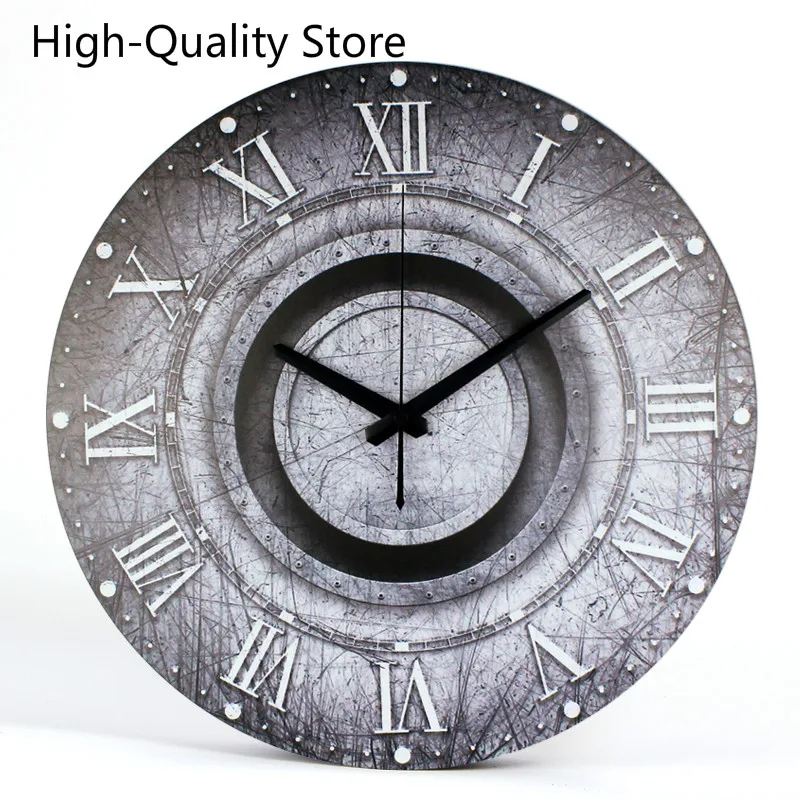 Настенные часы для гостиной минималистический современный дизайн винтажные