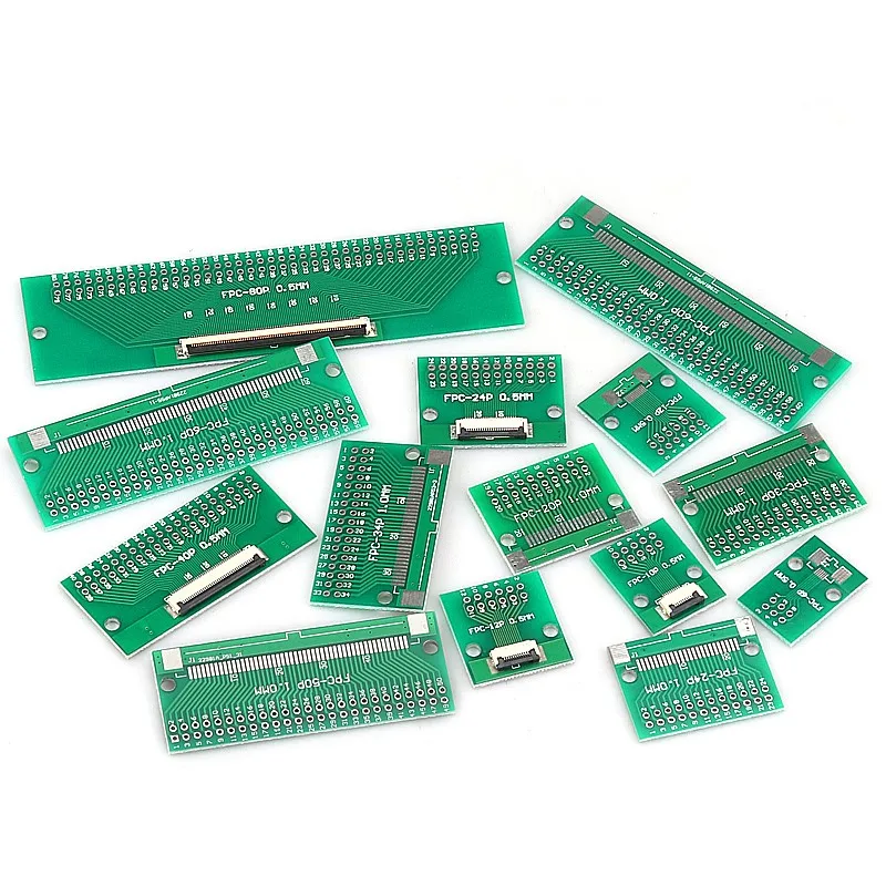 2 шт FFC/FPC плоская кабельная трансферная пластина от 0 5 до 54 мм 6/8/10/12/20/24/26/30/34/40/50/60P