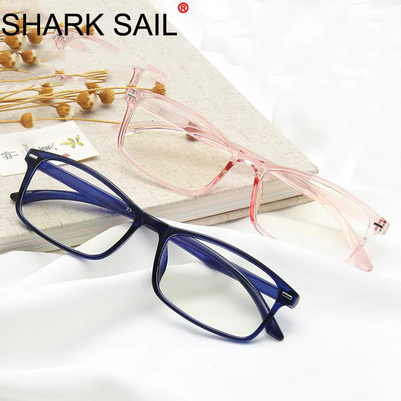 Синий светильник SHARK SAIL очки для компьютерных игр прозрачные в оправе Anti Blue Ray