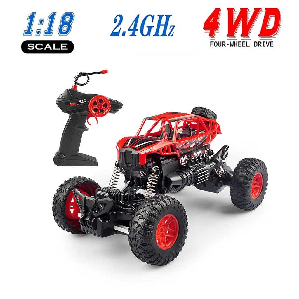 4WD радиоуправляемые машины 1/18 Масштаб 2 4 ГГц внедорожный автомобиль