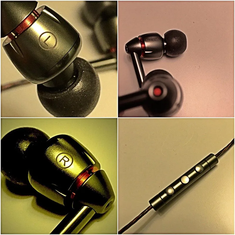 1more E1010 Quad Driver In-Ear наушники с микрофоном Hi-Fi высокого разрешения Наушники
