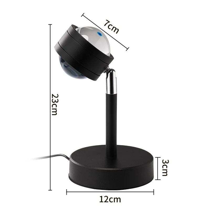 

Latest Dual Heads Sunset Lamp 4 Colors Changing Night Light LED Sunset Projection Lamp for Home Bedroom Wall Decoration Lighting