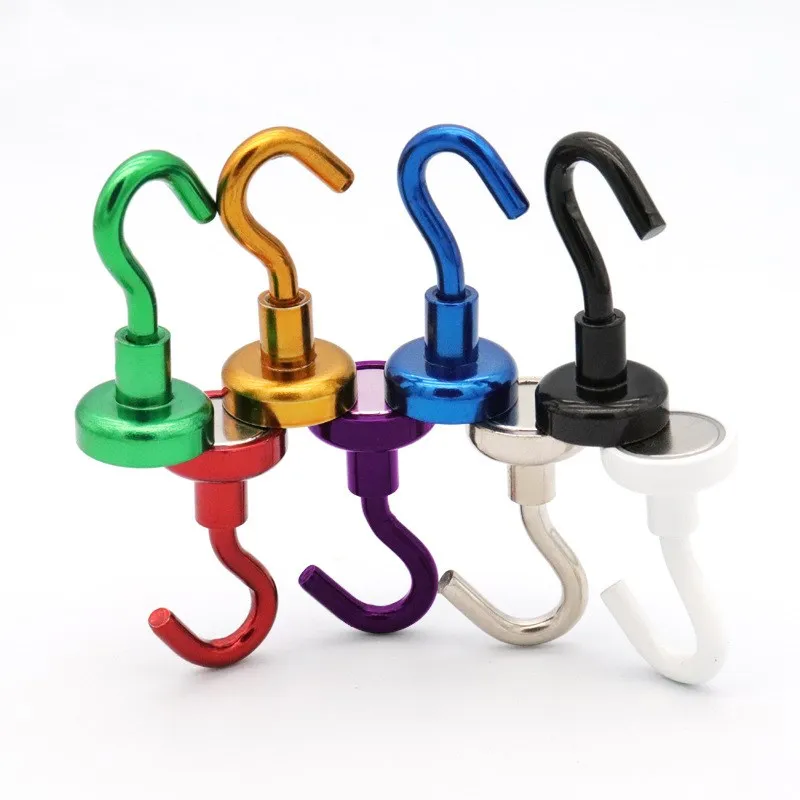 Магнитный настенный держатель с крючком 1 шт. 10 кг