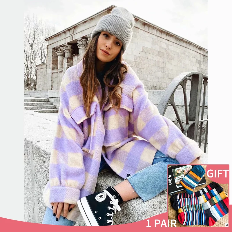 

2022 Autumn Winter Fashion Korean Style Women Casual Sweater and Cardigans Long Sleeve V Neck Button Up Oversized Jacket