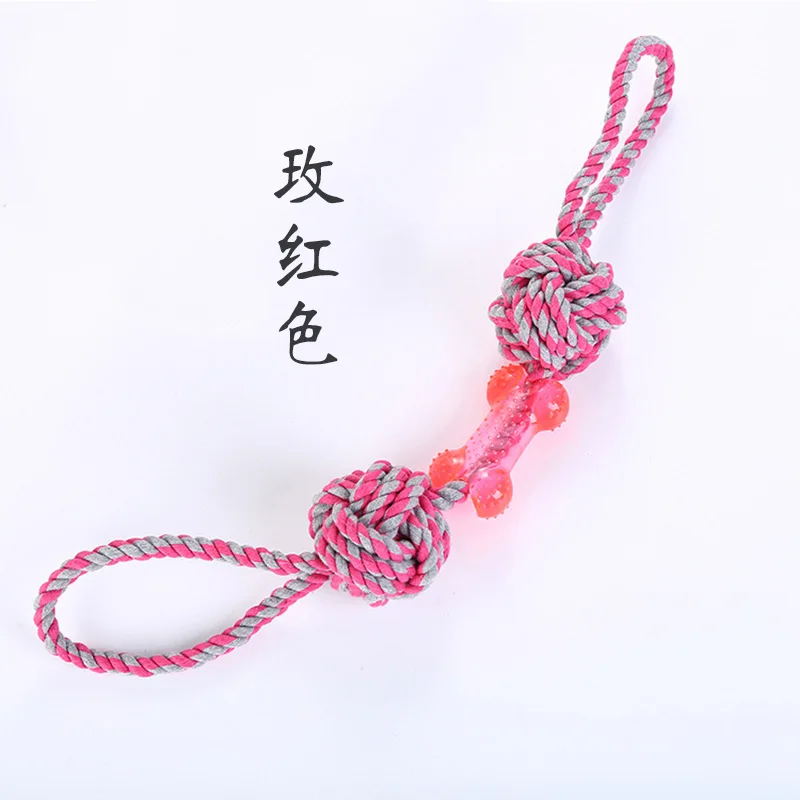 Игрушки для домашних животных интерактивные моляры чистки зубов большой узел