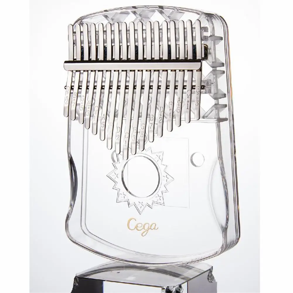 17-Key Kalimba Thumb Piano Crystal Transparent ABS Mbira Hot sale Keyboard Portable mini African Musical Instrument | Спорт и
