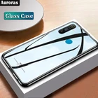Чехол Auroras для Realme C3, чехол из закаленного стекла с мягкой рамкой, Противоударная задняя крышка для OPPO Realme C3, чехол