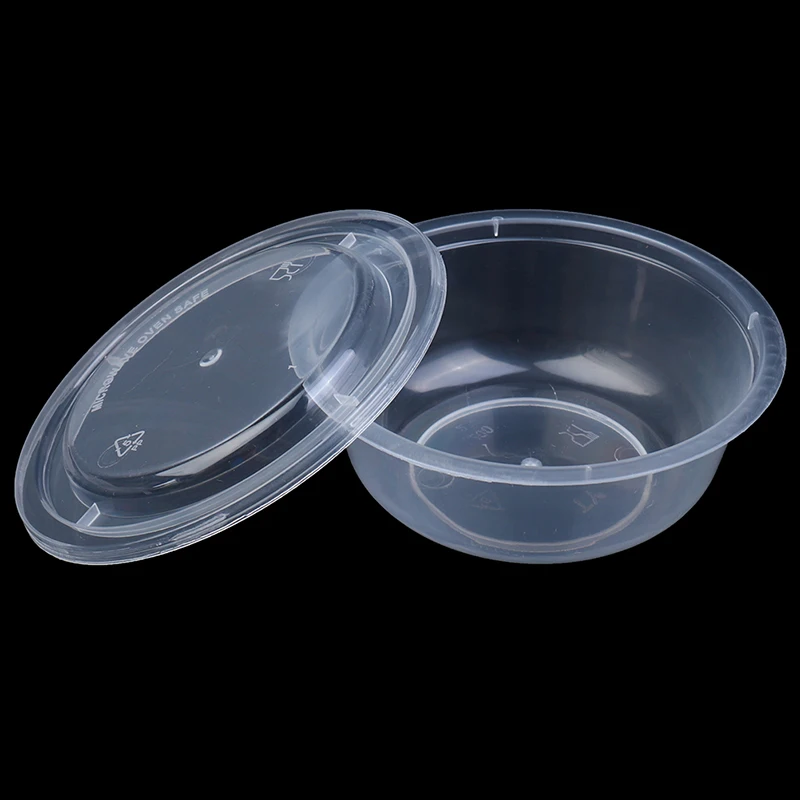 5 шт. 60 мл круговой Пластик разноцветный Пластилин тонкая прозрачная контейнеры