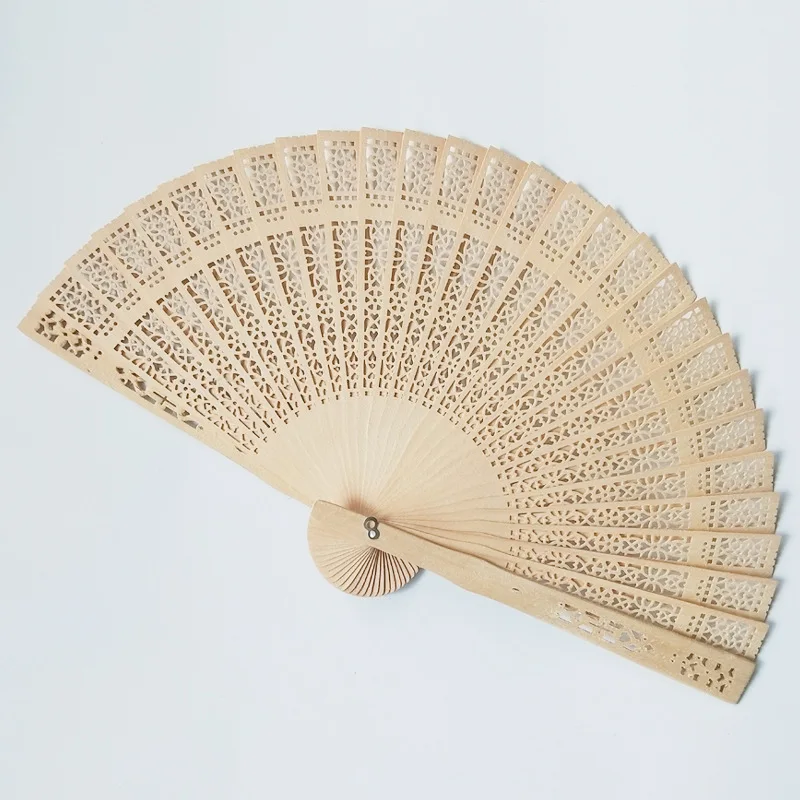 20/23CM Wooden Home Decoration Hand Fan Wedding Supplies Give Gifts Sandalwood Handmade Folding | Дом и сад