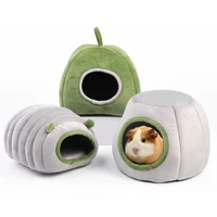 hamster house warm soft beds and houses rodent cage printed hammock for rats cotton guinea pig accessories small animal