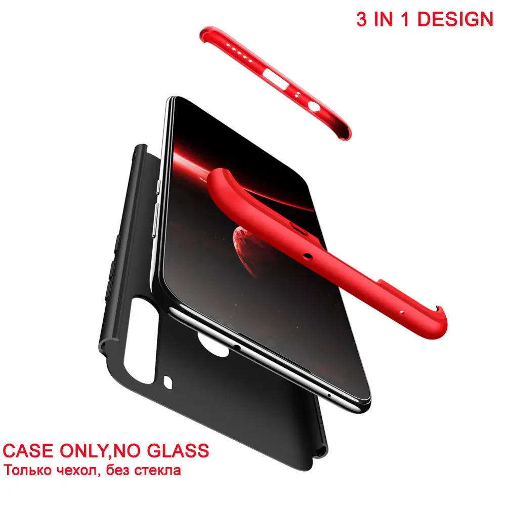 For Xiaomi Redmi Note 8T Phone Case 360 Full Protection Hard PC Matte Plastic 3 in 1 Back Cover 8 Pro Note8 |
