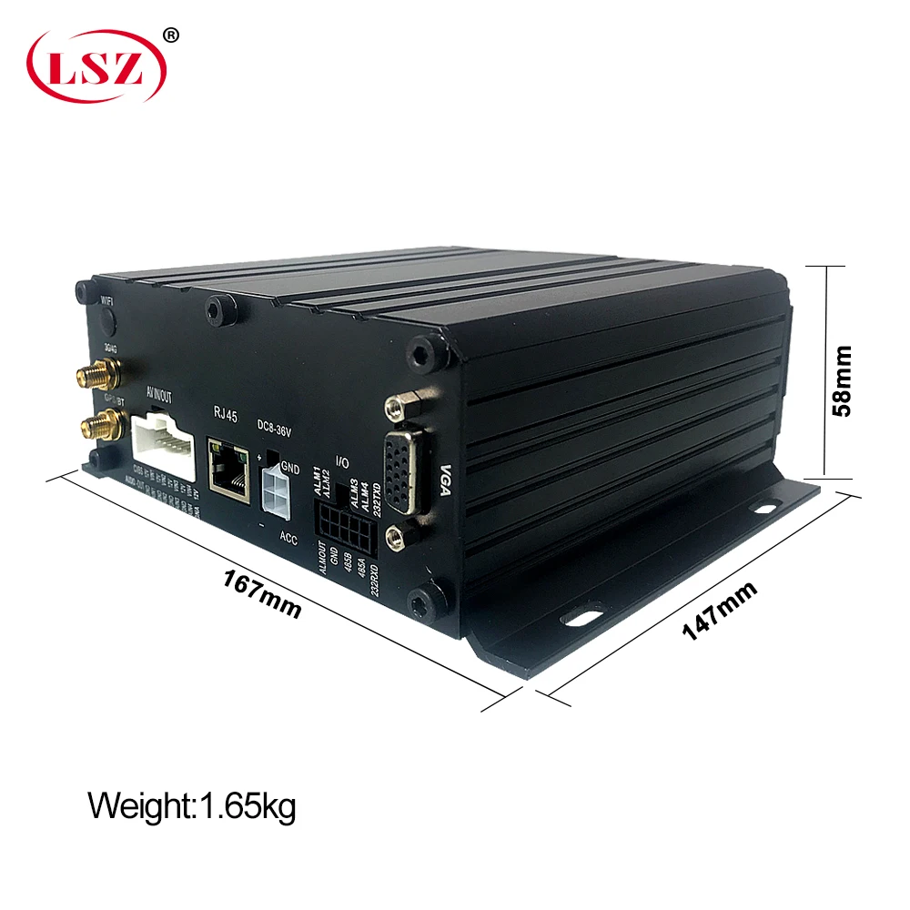 LSZ Full HD 4CH 720 P/960 P HDD/sd карта 4G GPS автобус Мобильный DVR с бесплатным программным