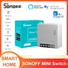 Умный переключатель SONOFF MINIR2, дистанционное управление через приложение EWeLink, Wi-Fi, для умного дома, работает с Alexa Google Home