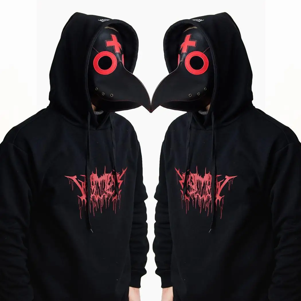 Новая маска Хэллоуин птицы Ретро стиль косплей маскарад Вечерние черные костюмы