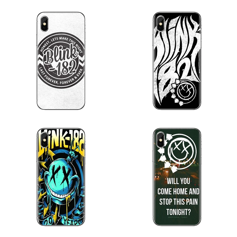 Чехлы для iPhone XS Max XR X 4 4S 5 5S 5C SE 6 6S 7 8 Plus и Samsung Galaxy J1 J3 J5 J7 A3 A5 с логотипом группы Blink 182 и изображением барабанщика Трэвиса Баркера.