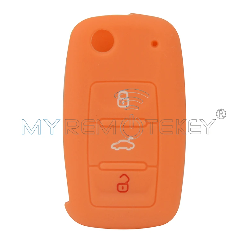 Remtekey автомобиля дистанционного управления силиконовый резиновый ключ чехол в