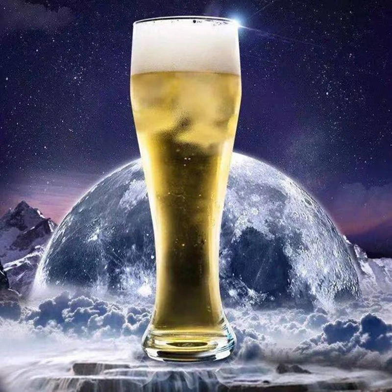 

4PCS/lot Beer Glass Large Draught Beer Glass Glass Juice Glass Water Glass
