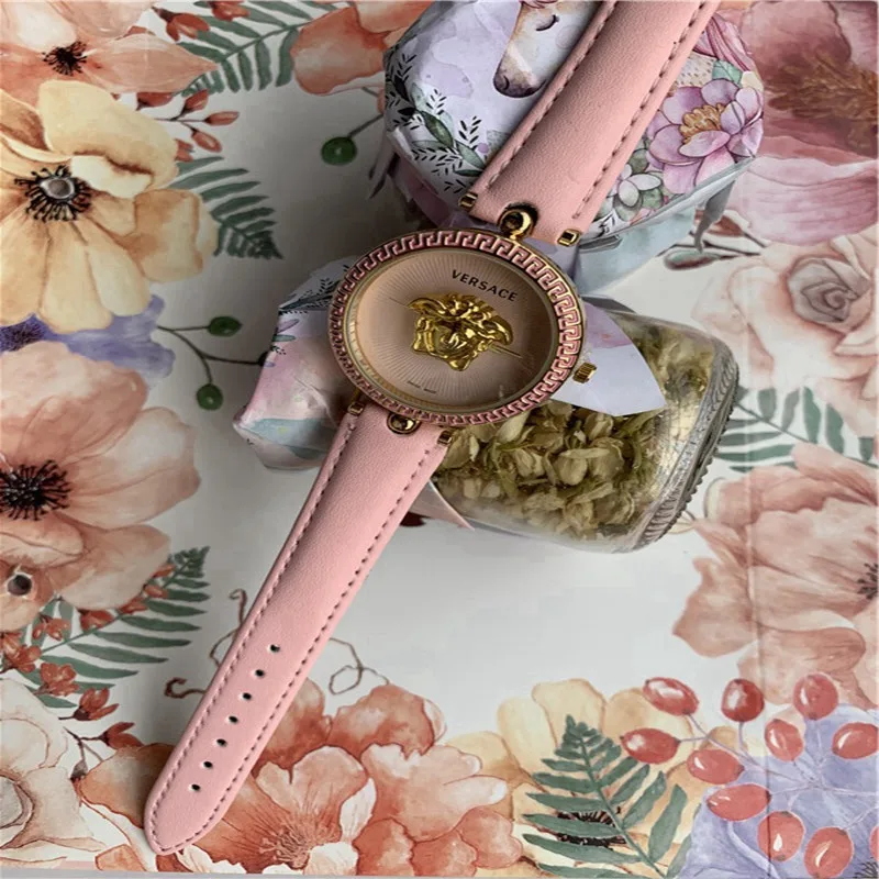 

Versace- Luxury Brand quartz women Watches Quartz Watch Stainless Steel Strap wristwatch classic business dress watch 96