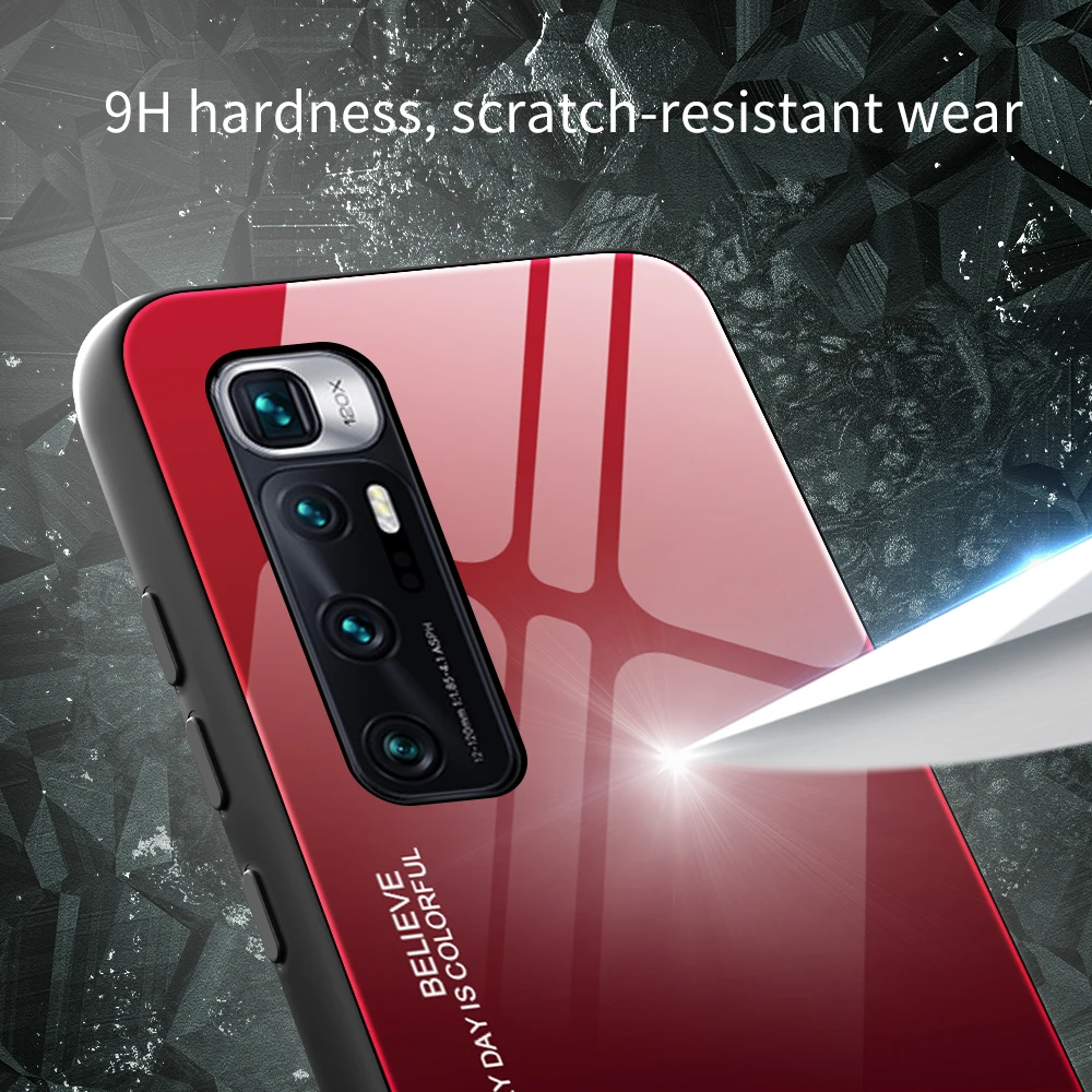 

Luxury Shockproof Gradual Tempered Glass Phone Case Redmi Note 8 7 5 6 Pro 6A Pocophone F1 Mi A1 A2 Lite 6X 8 9 SE