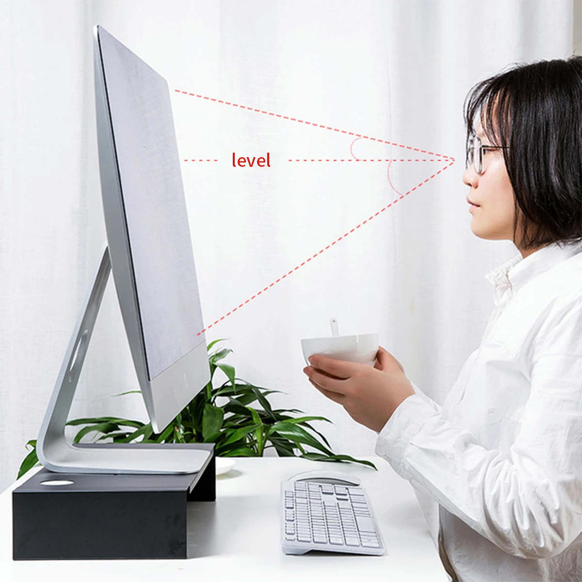 монитор настольная подстав