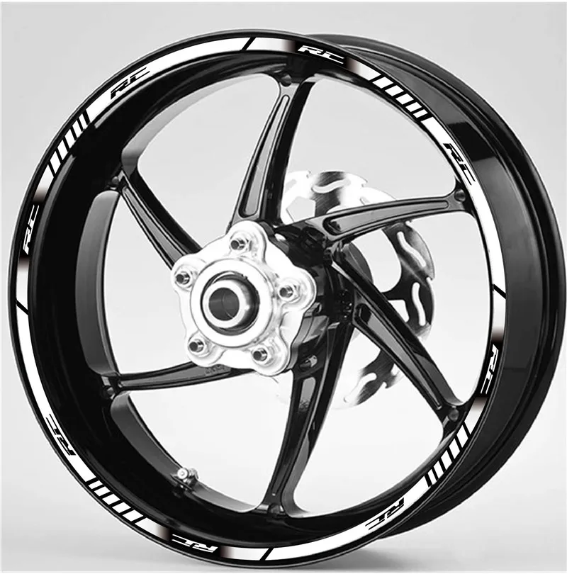 

New Motorcycle Tire Reflective stickers inner wheel stripes decoration decals for KTM RC rc