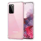 Прозрачный чехол для Samsung Galaxy S21 S20 FE S10 S9 S8 Plus, усиленный противоударный силиконовый чехол для Galaxy Note 9 10 20 Ultra