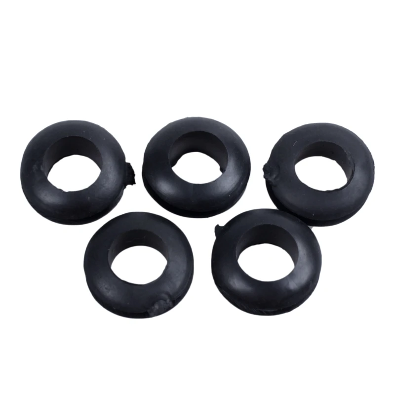 5 шт. 8 мм черные втулки Кабельная коробка кабель прокладки резиновые |