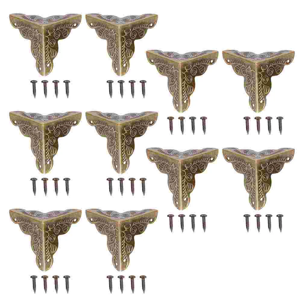 

40pcs Vintage Case Corners Protectors Practical Furniture Corner Guards