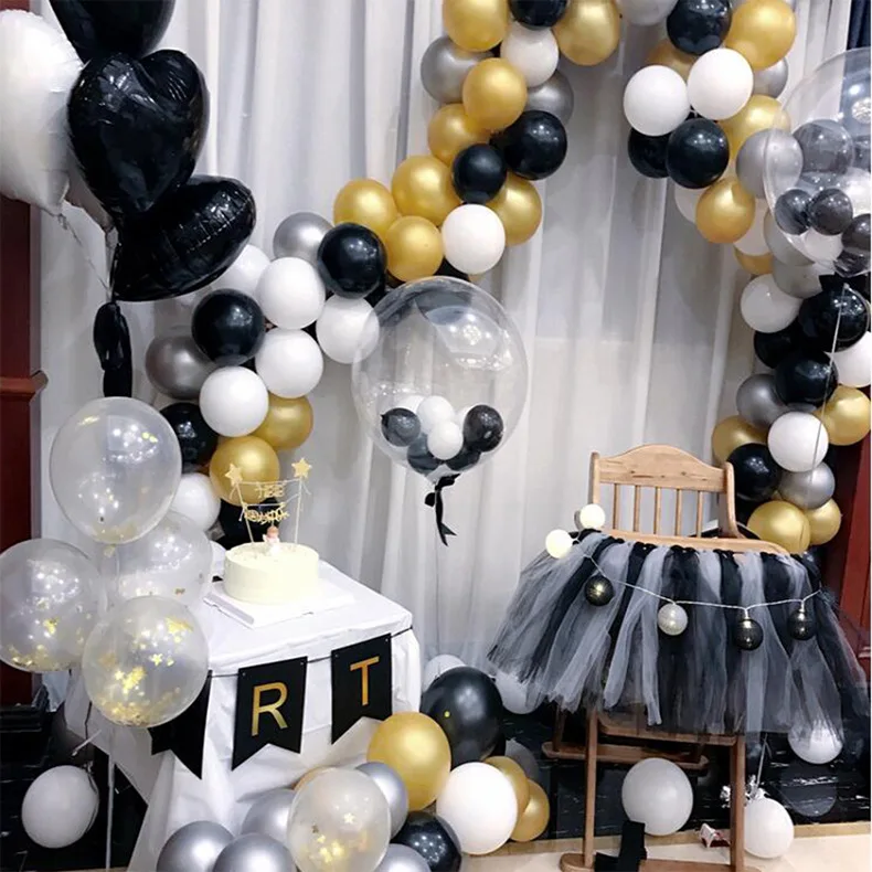 

Ballons Accessories 5M Balloon Chain Balloon clip glue point ribbon Plum clip Wedding Party Birthday Backdrop Decor Accessories