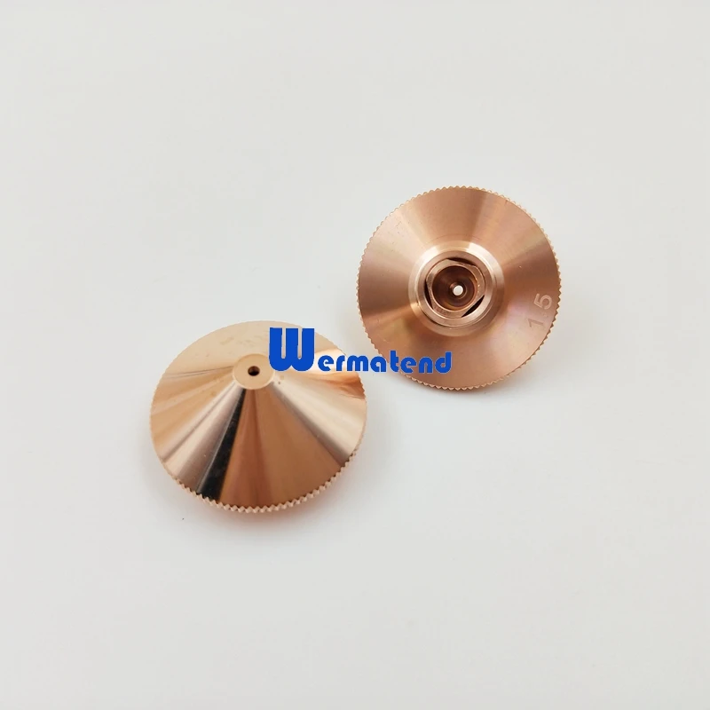 Wermatend 10 шт./лот CO2/волоконные лазерные сопла P0591-574-00018 двухслойные для Hans wsx режущие