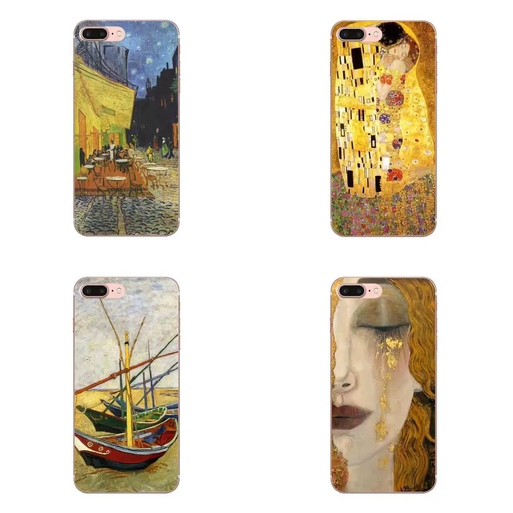 Модный чехол из ТПУ для HTC U11 Life Capa Plus U 11 U12 Kiss Gustav Klimt с рисунком золотых слез |
