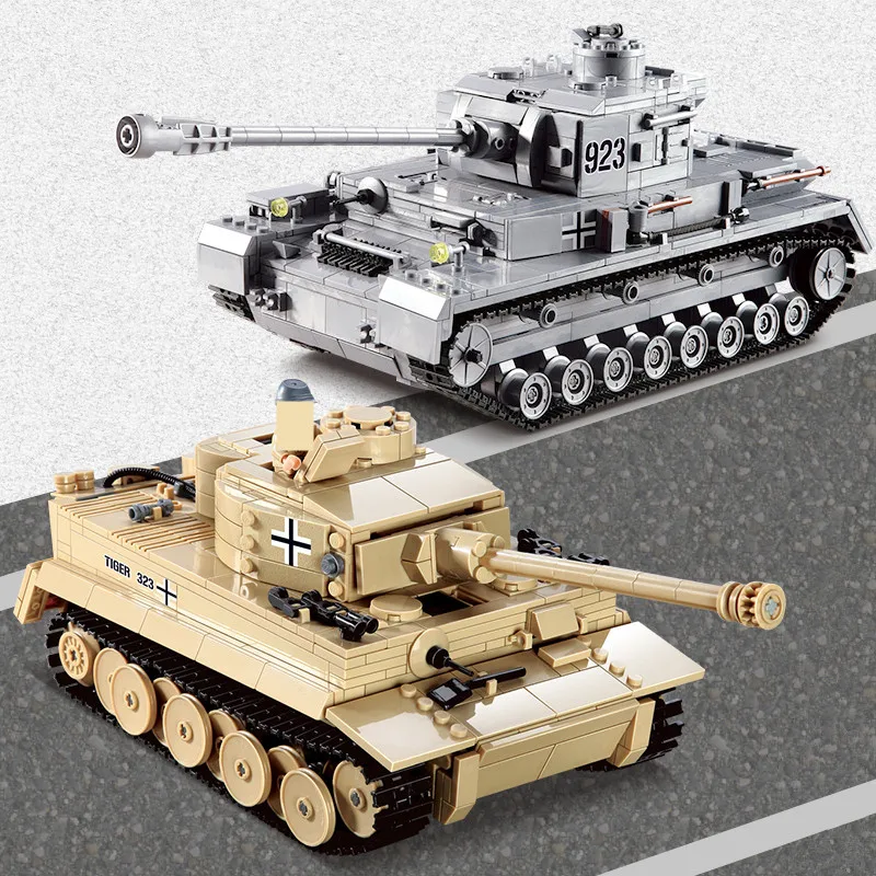 Военная Униформа Пособия по немецкому языку King модель танка Тигр большой Panzer