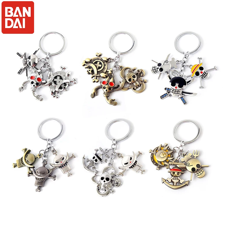 Bandai Аниме металлический брелок цельный Брелок с подвеской в виде якоря шляпы для