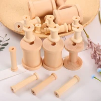 multi specification log color solid winding drum wood core diy hand creative spool furnishings crafts home decoration accessory