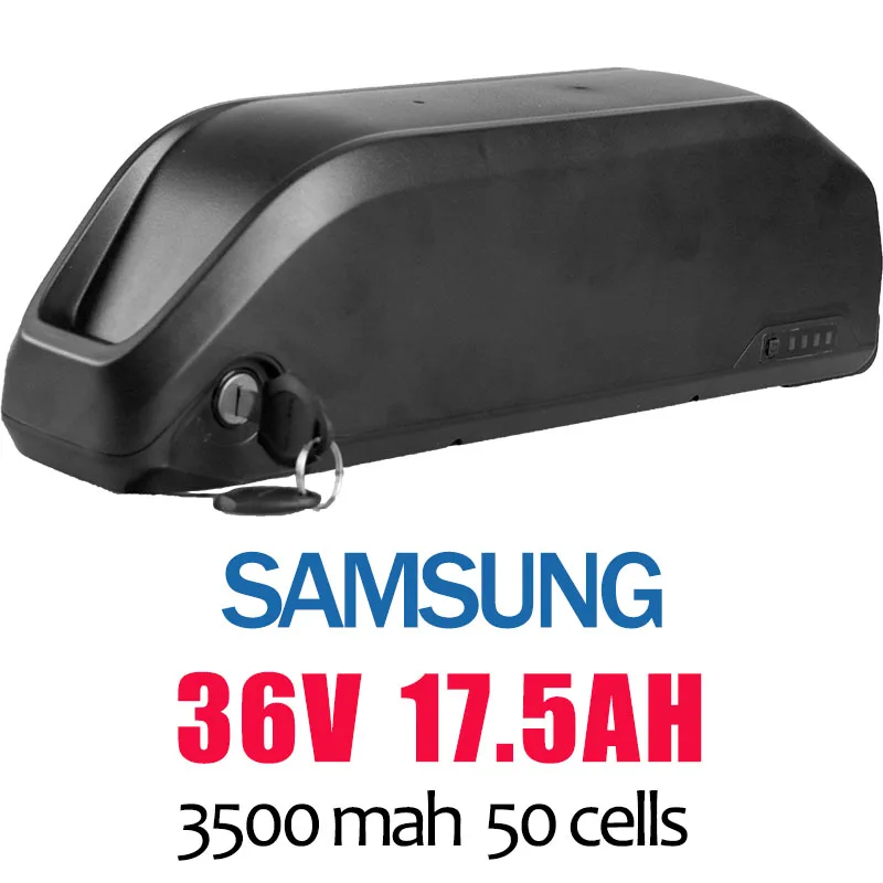36V17.5AH Электрический велосипед 36 В 10,4-31,5 Ач SAMSUNG LG ячейка литиевая батарея для 8FUN Mid привод двигателя BBS02 литий-ионная батарея Ebike аккумулятор чехол - Цвет: 36V17.5AH