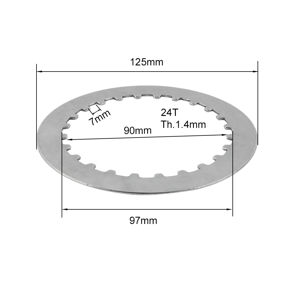 

Drive Clutch Plate Steel For Yamaha FZ-16 FZ16 YZFR15 2011-2018 YZF R15 SP 2014