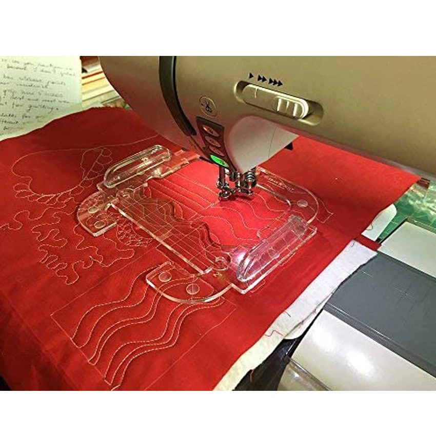 

Quilting Template for Quilting Meander series 5 (Template Fits to FMQ Grip 5)