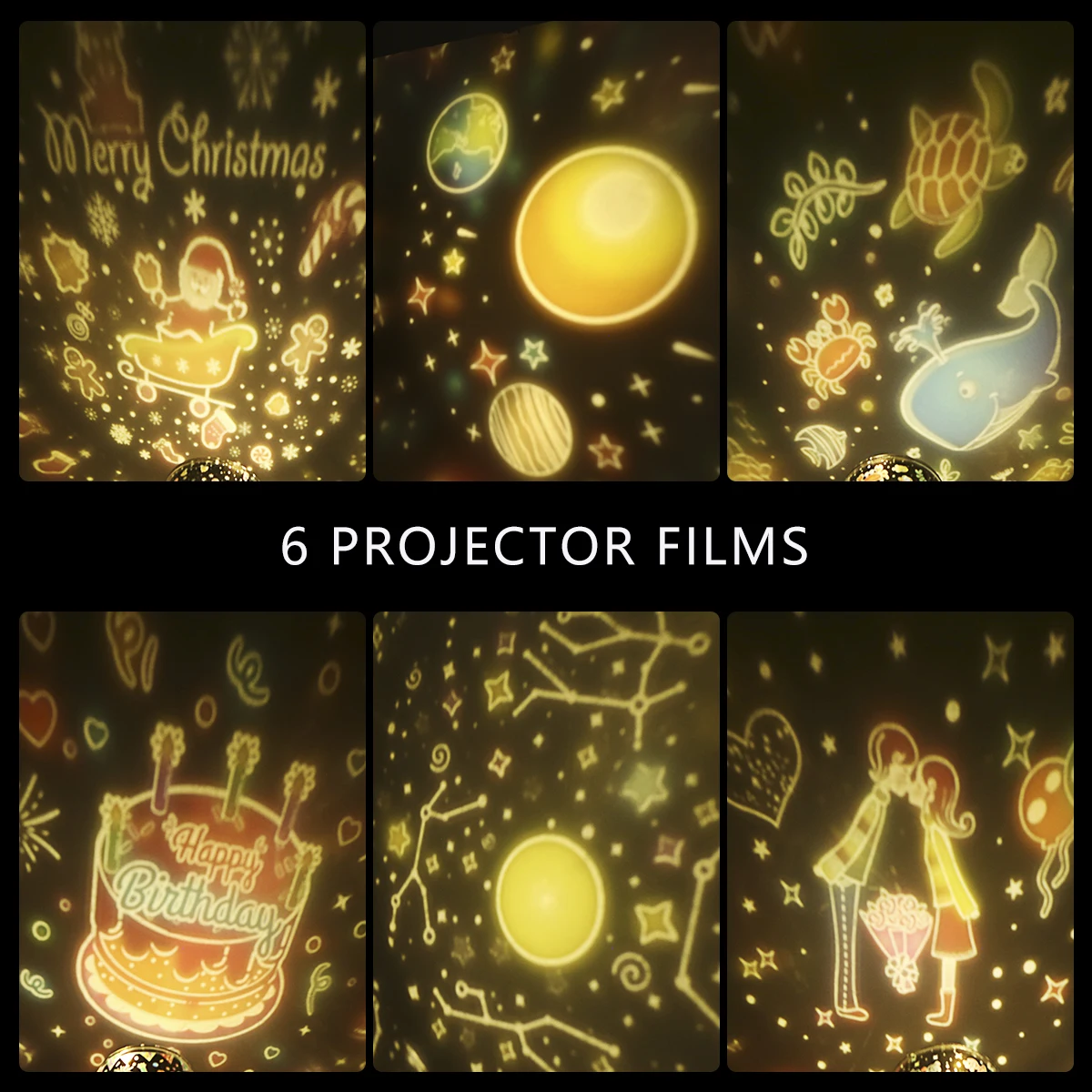 Светодиодный проектор Звездная Луна галактика ночник для детей Детская комната