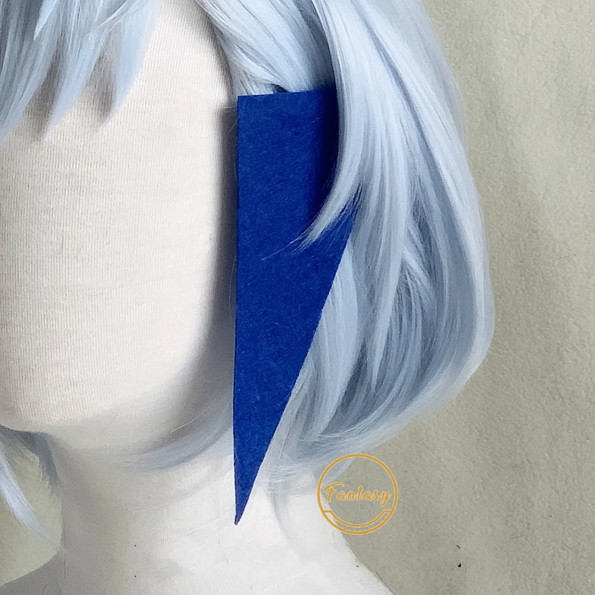 Парик для косплея по мотивам аниме Башня Бога термостойкий с короткими синими