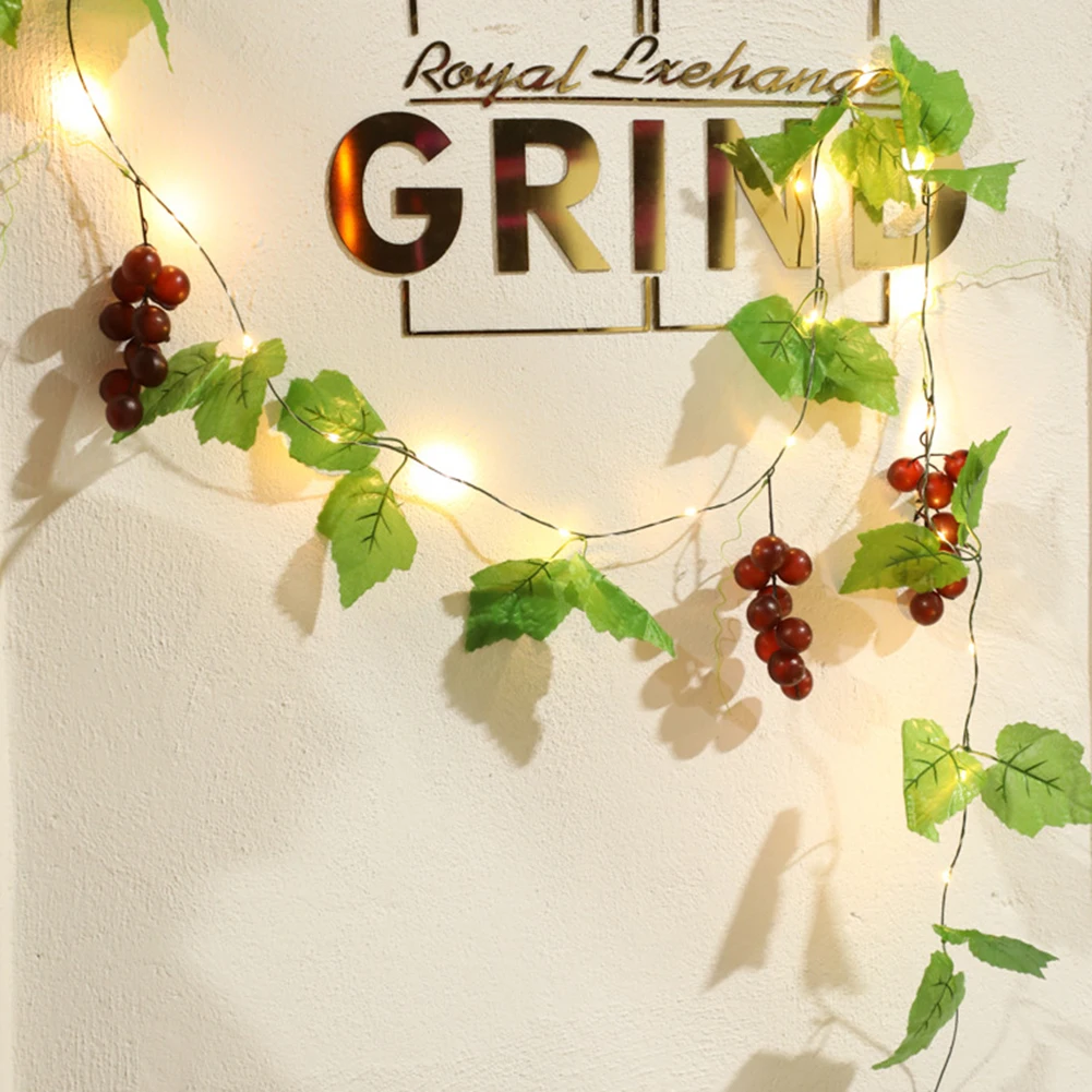 Гирлянда с s образными листьями 2 м/20 светодиодов|Кулоны и подвески| |