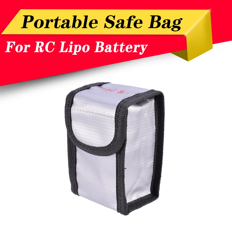 Противопожарная Взрывозащищенная сумка для зарядки аккумуляторов 64x50x9 5/115x90x6