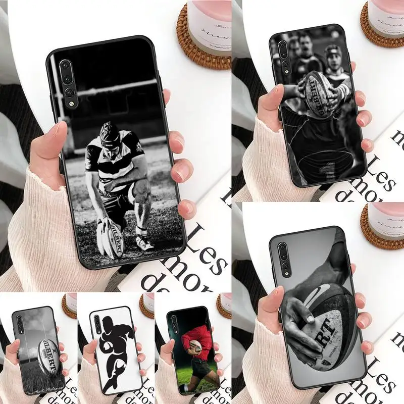 

Yinuoda Rugby Ball Phone Case Cover For Huawei Mate 30 Pro P20 P30 P40 pro lite Y7 Y6 2019 case for Honor 8X 8A 10 20lite 10i
