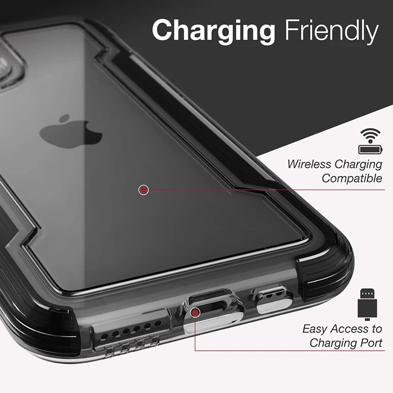 X-Doria Defense Прозрачный чехол для телефона iPhone 11 Pro Max военный класс падение проверенный чехол для iPhone 11 Pro защитный ковер