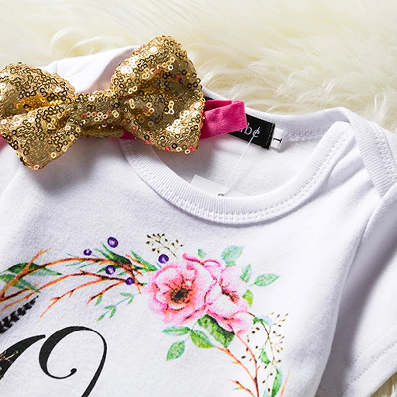 My First Birthday/платье для девочек на крестины одежда золотого цвета малышей маленьких