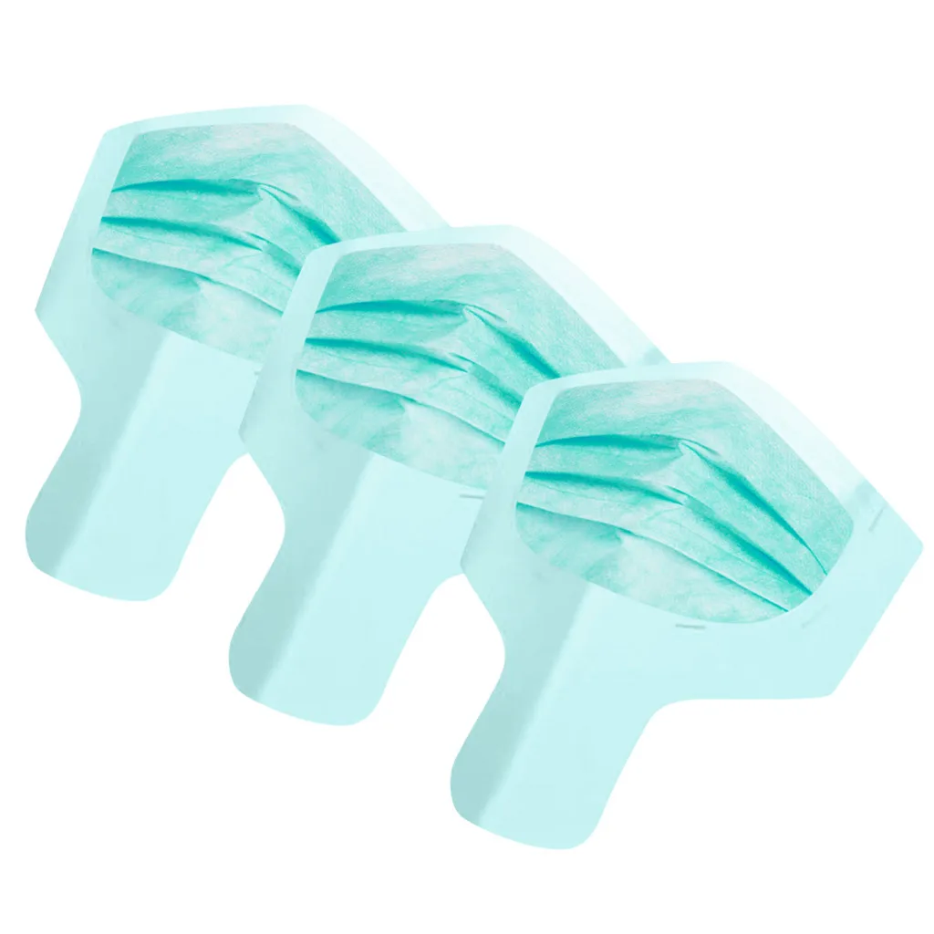 

3/6/10PCS Handheld Mask Women Men Adult Kids Non-Woven Fabric Table Manners Breathable Protective Mask estuche mascarilla #828