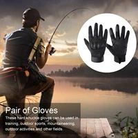 Tactical Hiking Gloves Army Military Touch Screen Leather Combat Airsoft Men Cycling Climbing Shooting Full Finger Mittens