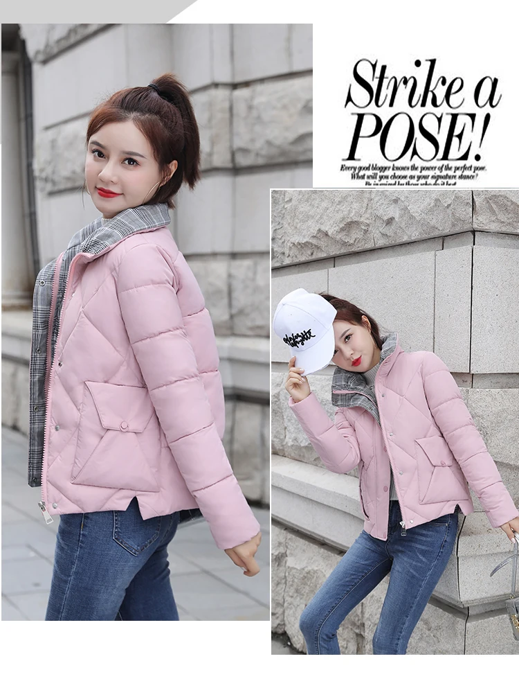 Tcyeek Winter Jacket Women Parkas Mujer Women's Down Cotton Jackets Feminine Hiver Warm Coat Fit Office Ladies Clothes 1986