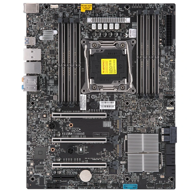 

X11SRA-F Industrial Package motherboard for Supermicro Single-channel workstation 2066 supports W-2150B multi-graphics C422 chip