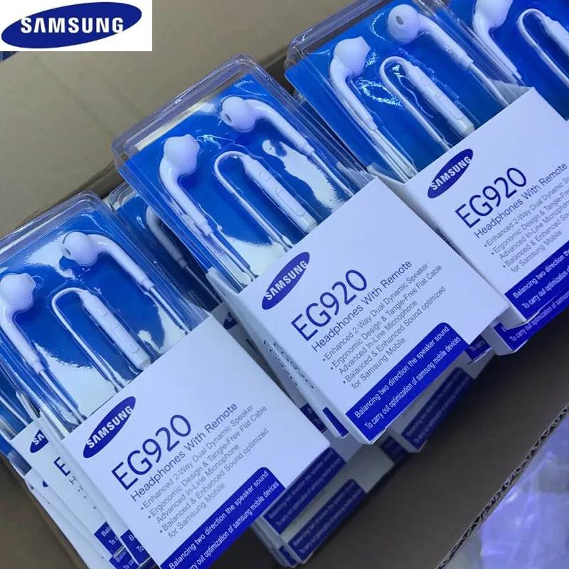 EO EG920bw Подлинный Samsung S6 наушники 3 5 мм вкладыши с дистанционное управление динамик